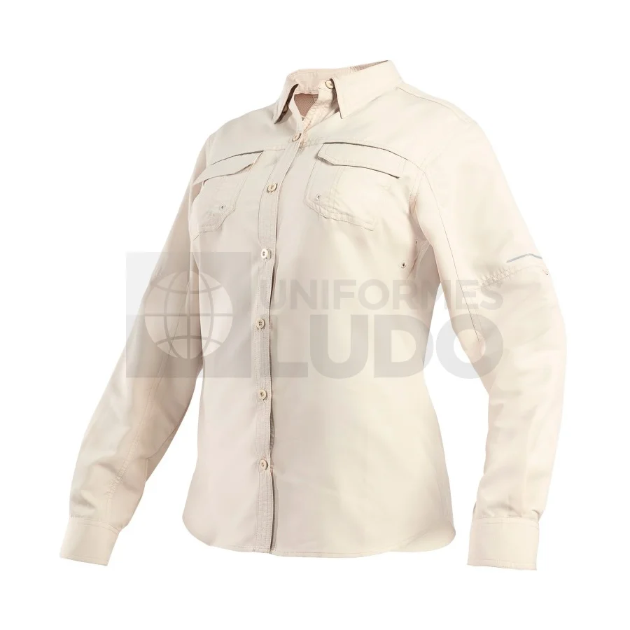 Blusa Outdoor Ripstop Jubae M/L Mujer 100% Poliester