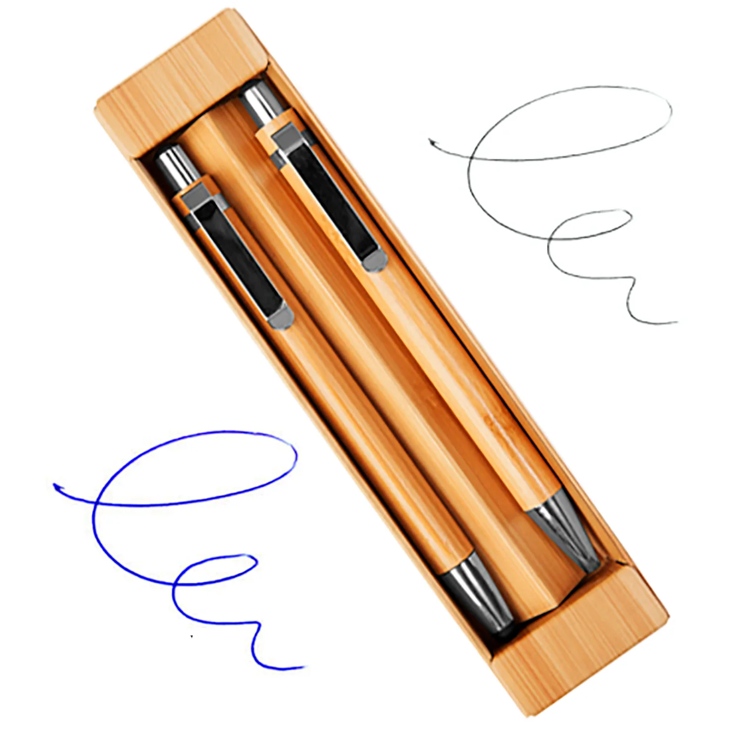Set Portaminas y Bolígrafo Touch-Screen Bamboo B91