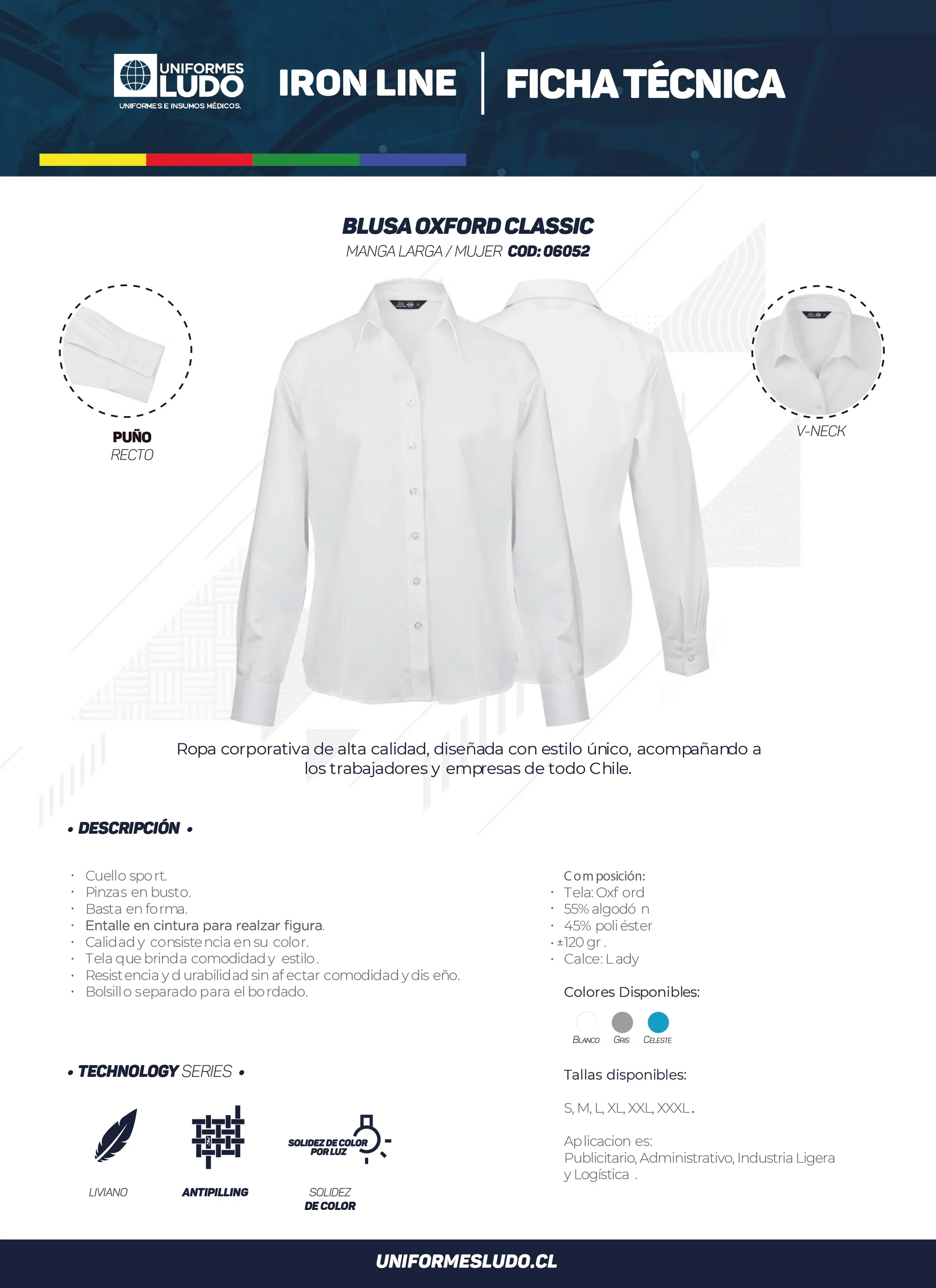 BLUSA OXFORD CLASSIC