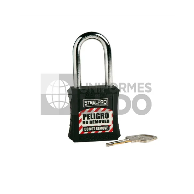 CANDADO STEELPRO X10 NEGRO