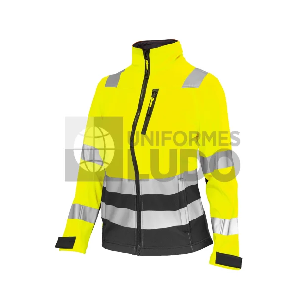 Chaqueta Softshell Alta Visibilidad Mujer Clase 2