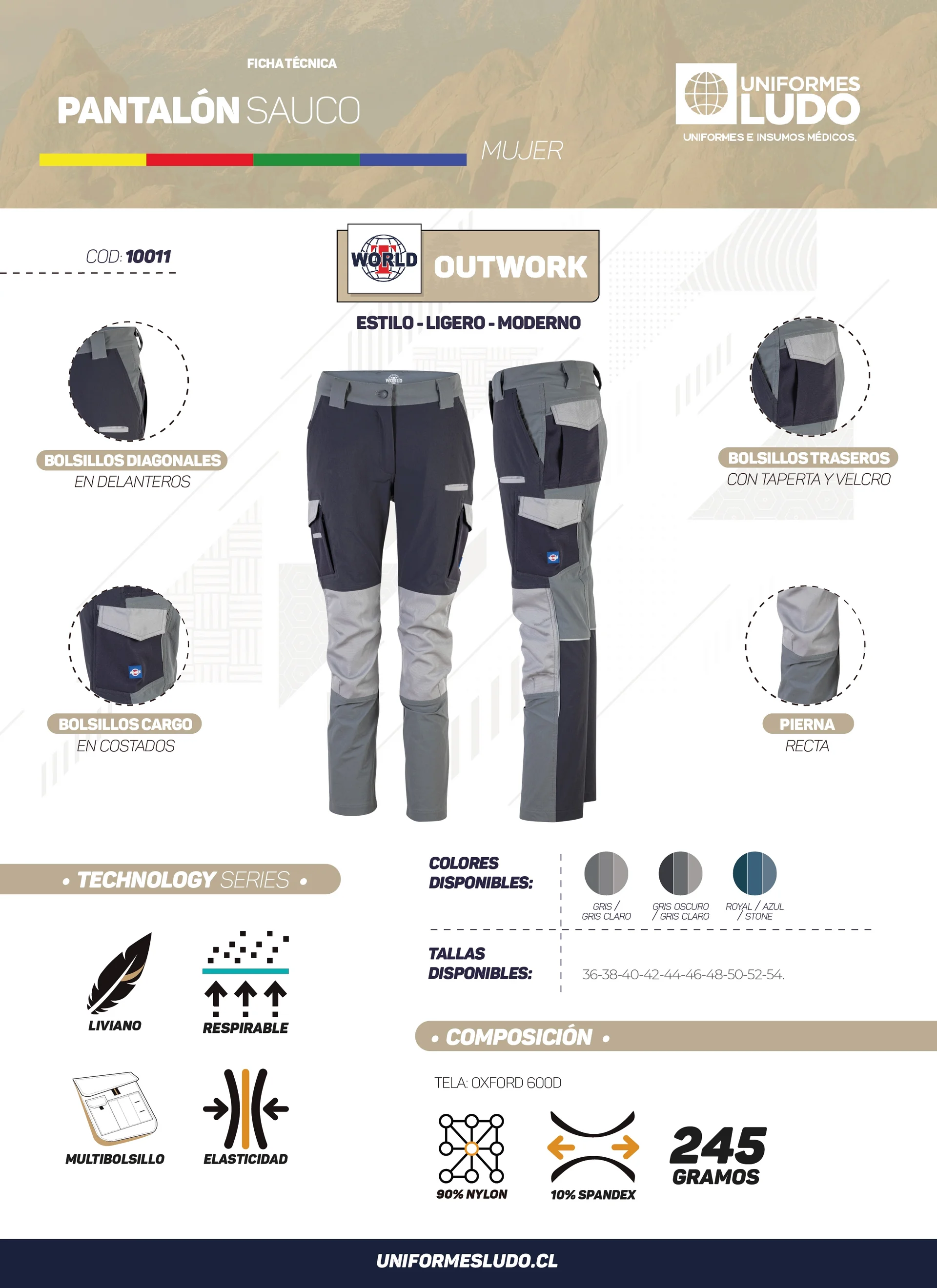Pantalón Sauco Mujer