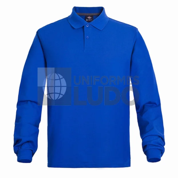 Polera polo dryfresh manga larga hombre