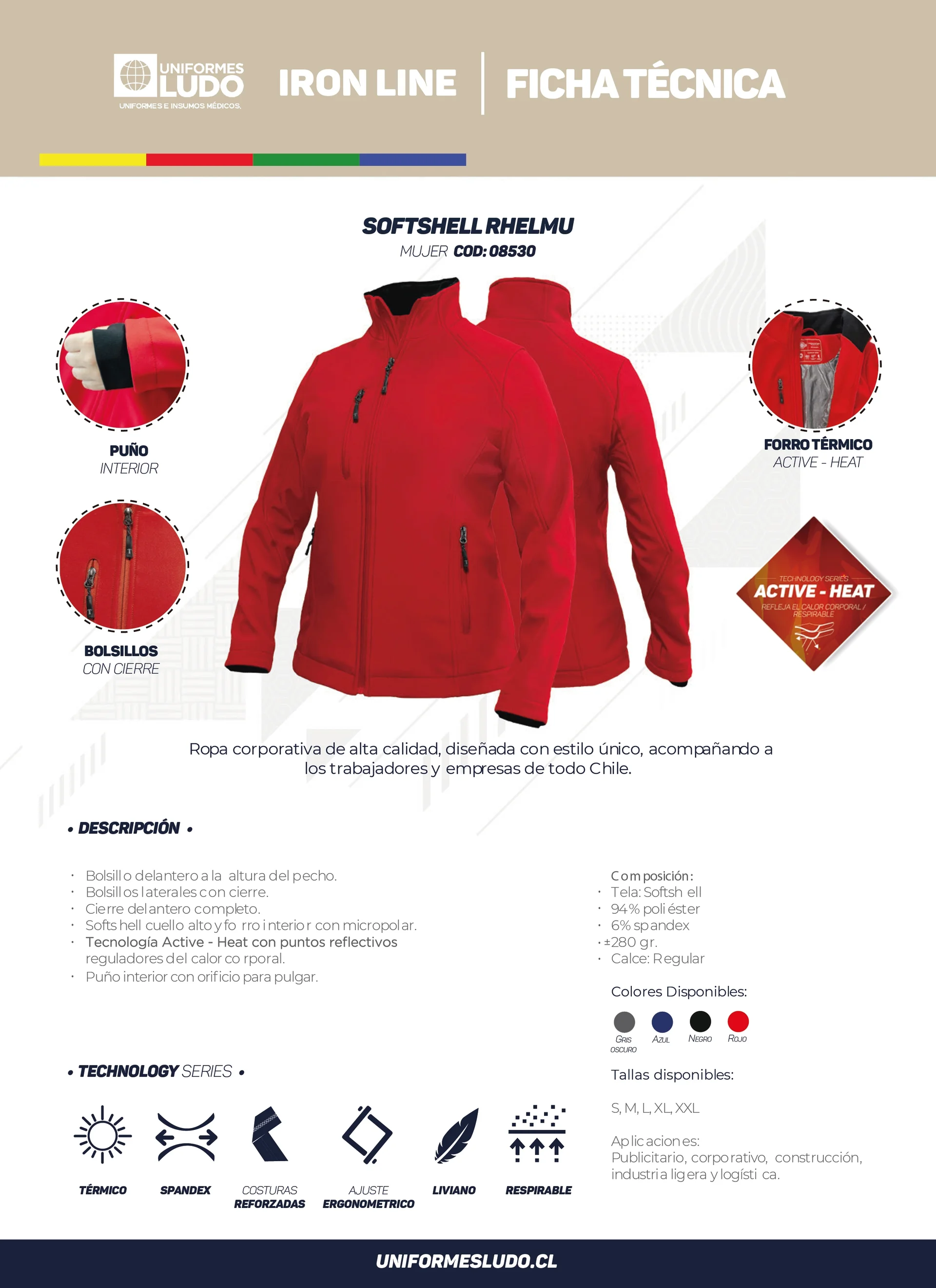 Softshell Rhelmu Mujer